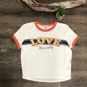 Gaze Love Yourself Graphic Vintage Style Baseball T-shirt
